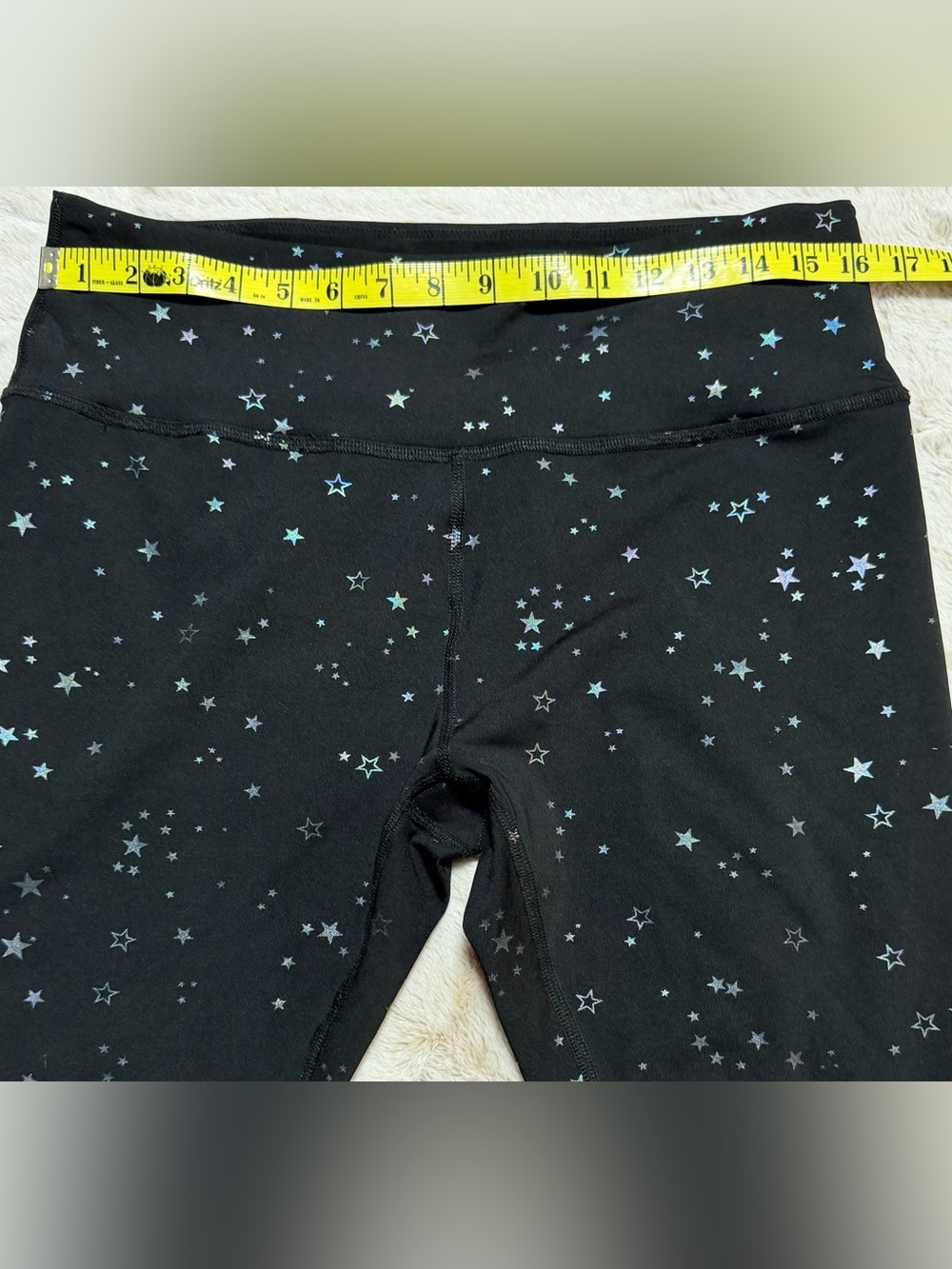 Beyond Yoga Black Star-Print Sports Bra and Leggings Set 1X - Picture 7 of 12